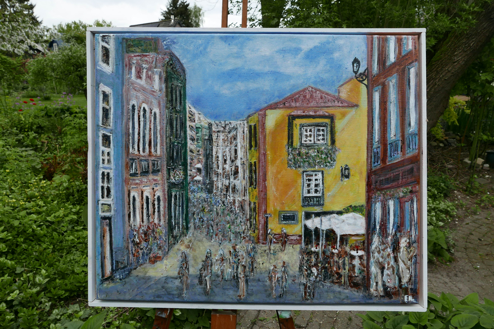 La Palma 60x50 cm canvas olieverf