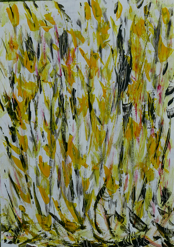 abstract op dibond 37x53 cm